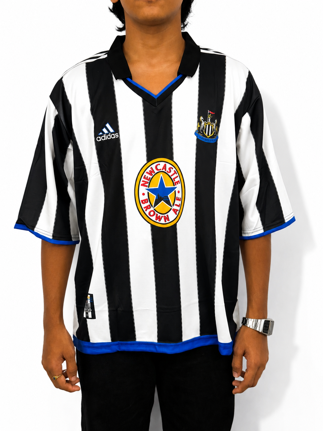 NEWCASTLE UNITED 1995-97 HOME RETRO KIT
