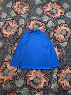ROYAL BLUE OVERSIZED FULL SLEEVE TEE
